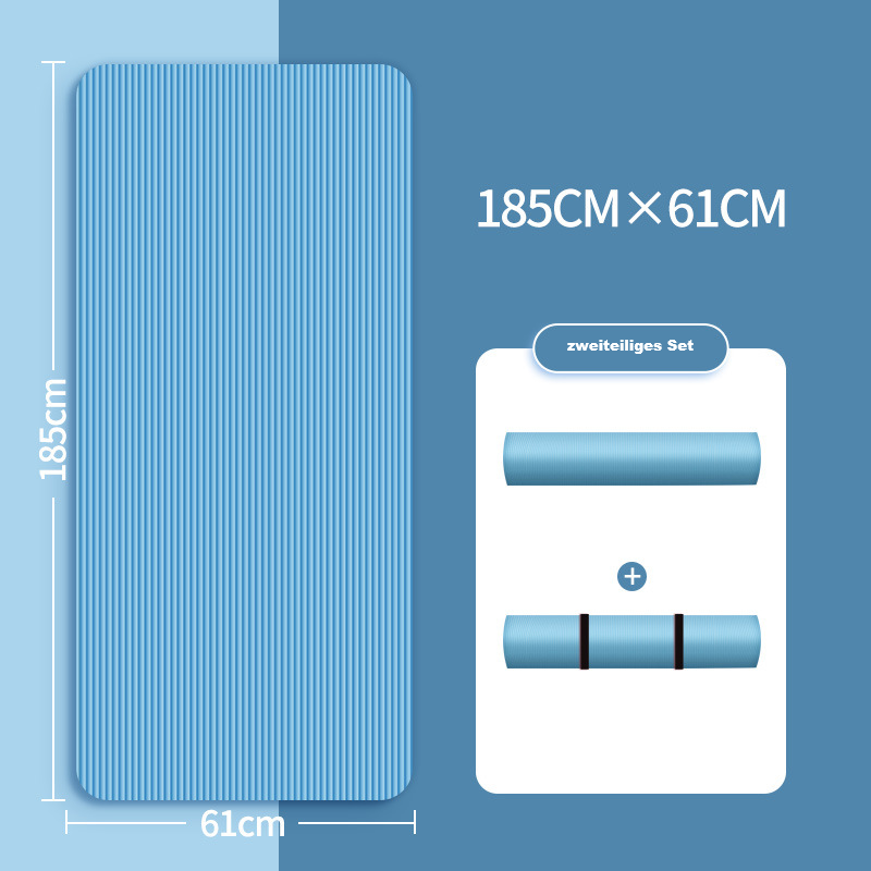 NBR Yoga-Matte mit mattem Rutschschutz